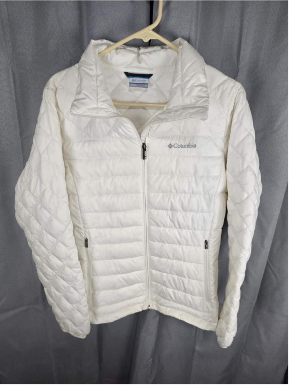 Women's Columbia Puffer Jacket Size M White